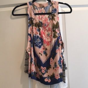 Free people side tie top